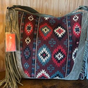 Montana West Multicolor Aztec Tote Bag